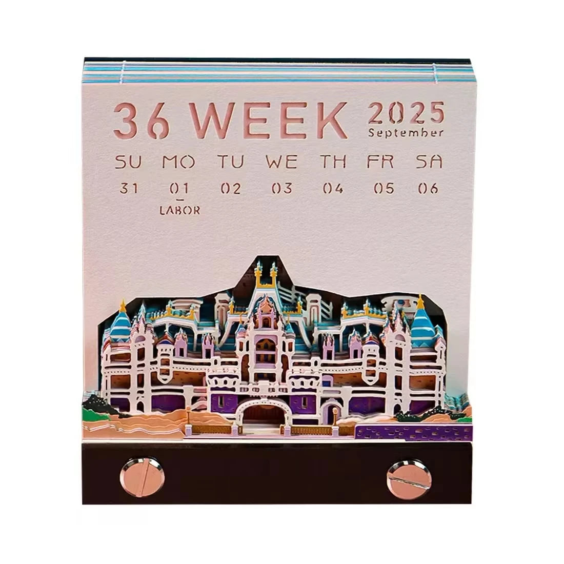 Magic Castle Tear-Away Desk Calendar