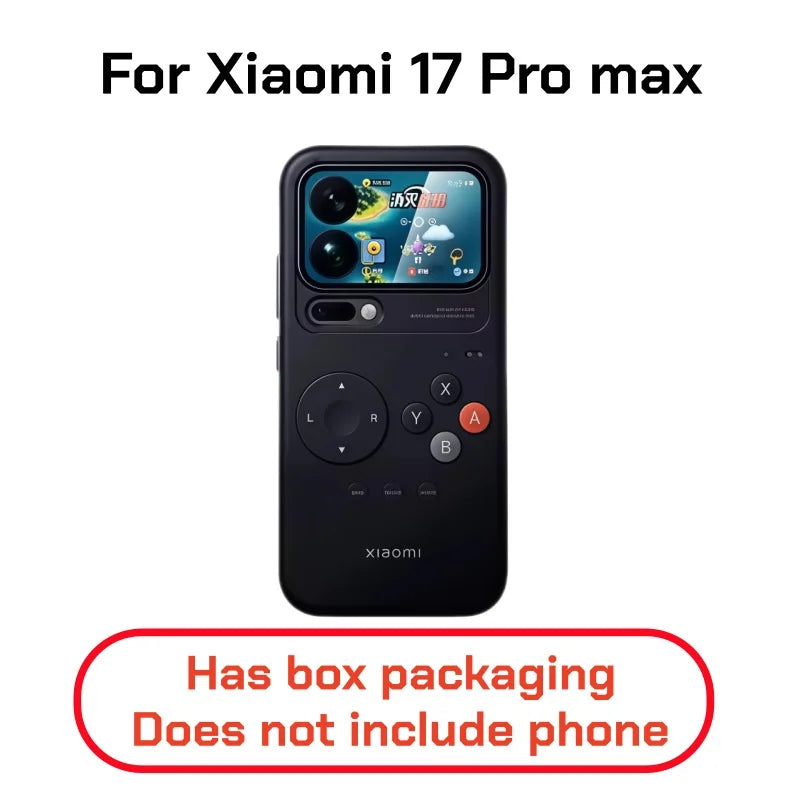 Original Xiaomi 17 Pro 17 Pro Max Mobile Accessories  Shockproof Phone Case Playable Retro Game Console Bluetooth connection
