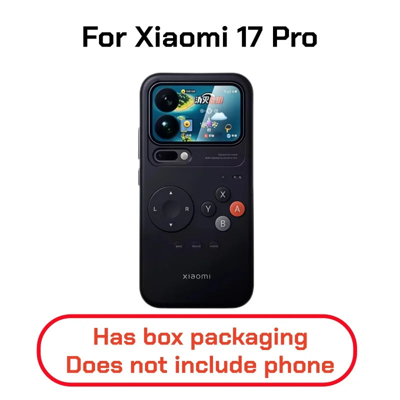 Original Xiaomi 17 Pro 17 Pro Max Mobile Accessories  Shockproof Phone Case Playable Retro Game Console Bluetooth connection