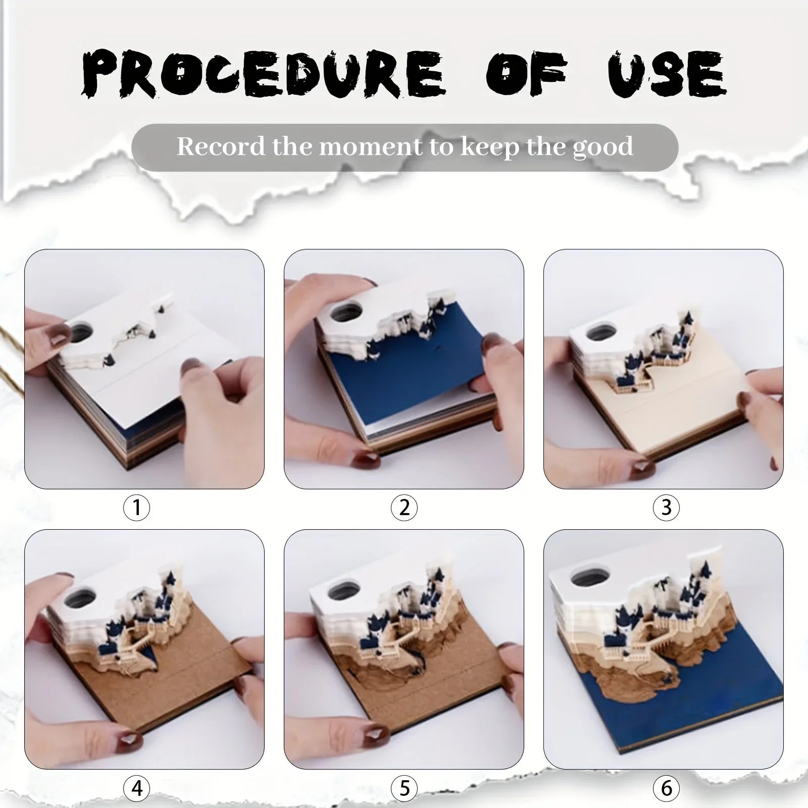 Magic Castle Tear-Away Desk Calendar