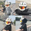 Motorcycle Riding Helmet Cover Windproof Warm Plush Cute Ski Electric Scooter Helmet Personalized Decoration