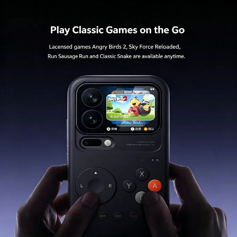 Original Xiaomi 17 Pro 17 Pro Max Mobile Accessories  Shockproof Phone Case Playable Retro Game Console Bluetooth connection