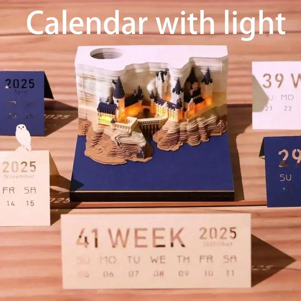 Magic Castle Tear-Away Desk Calendar