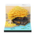 3D Treehouse Paper Art Desktop Calendar Creative Sticky Notes Memo Pad Office Desk Decor Handmade Carving Crafts Souvenir Gift